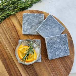 Luxury and Premium Bluestone Marble <b>Coasters</b> <b>Set</b> With Natural Stone Finish For Elegant Home Decor Coffee and Tea Use - Product Image 5