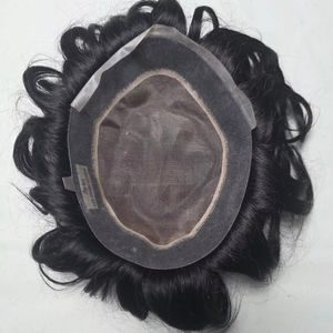 Peluca de Cabello Humano Mono de Calidad Premium Austriaca Taz Hair Bangladesh con Estilo de Ondas Sueltas y Ondas Profundas Naturales - Product Image 1