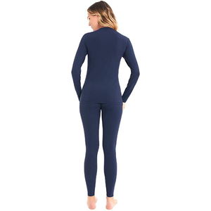 Conjunto de Dos Piezas de Ropa Interior Térmica para Mujer, Transpirable, para Invierno, 92% de Tela Térmica - Product Image 2
