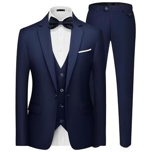 Costume de Mariage Homme en Gros, Veste et Pantalon, Smoking Formel, Blazer de Gentleman, Costume 3 Pièces Sur Mesure pour Adultes - Product Image 1