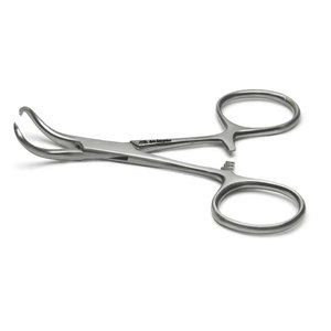 Équipement vétérinaire Backhaus, pinces chirurgicales vétérinaires en acier inoxydable, pince à serviette pour microchirurgie avec caractéristiques droites et courbées - Product Image 6
