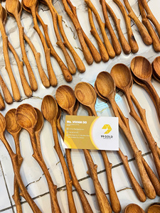 Natural Wooden Tea Spoon Disposable Eco-Friendly Vintage Design Mirror Long Handle Utensils <b>for</b> Outdoor Dining <b>Barbecue</b> <b>Camping</b> - Product Image 6