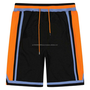 Shorts de sport en maille respirante conçus sur mesure pour hommes grande taille vêtements de basket-ball de gymnastique et de course à pied impression de logo personnalisée - Product Image 1