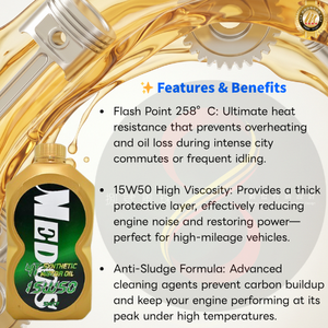 MEDOS Authorized Dealer Exclusive <b>Oil</b> 15W50 MB 0.8L <b>Synthetic</b> Special Professional Motorcycle <b>Oil</b> - Product Image 3