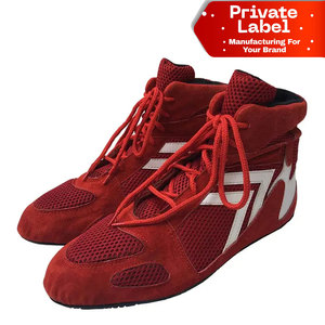 Zapatos de Combate Personalizados con Etiqueta Privada, Botas de Boxeo con Impresión Gráfica Personalizada, Zapatos de Boxeo de Diseño Personalizado de Fábrica OEM al por Mayor - Product Image 1