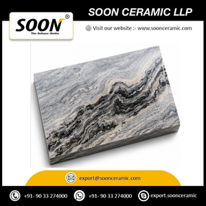 SOON CERAMIC Prix direct usine PALISSANDRO BOOKMATCH Calcite Grande dalle polie Design 3D moderne écologique pour salon - Product Image 4