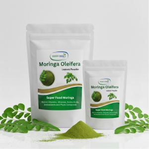 Poudre d'extrait de feuilles de Moringa pure et naturelle 500 g – Extrait végétal de qualité alimentaire en vrac pour la vente en gros - Product Image 1