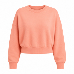 Sudadera con Capucha Oversize de Poliéster/Algodón para Mujer, Estilo Urbano Vintage, Diseño Novedoso, Lavado Ácido Frontal, Ideal para Invierno - Product Image 3