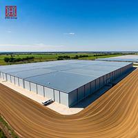 Atelier durable en structure acier isolé ignifuge, résistant aux tremblements de terre, avec panneaux sandwich, pour entrepôt, hangar, abri rapide