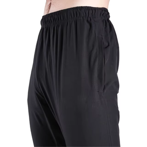 Pantalon de ski noir zippé pour homme, en mélange de coton et de spandex, respirant et anti-humidité, pour adulte - Product Image 4