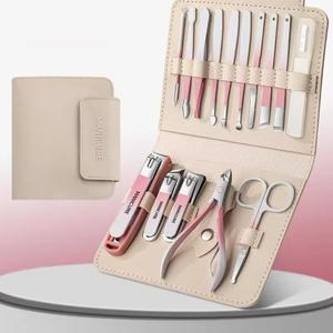 Manicure <b>Kit</b> With 5 In 1 <b>Nail</b> Clipper Stainless Steel Tools Portable Case For Adult Classic Style Manicure Set - Product Image 3