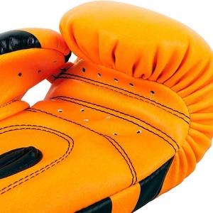 ถุงมือชกมวยหนัง PU ระดับมืออาชีพ รุ่น DAWNFROCE FIGHT GEARS ปี 2026 แบบสั่งทำพิเศษ พร้อมสายรัดแบบ Hook & Loop และโลโก้ดีไซน์เฉพาะ - Product Image 3