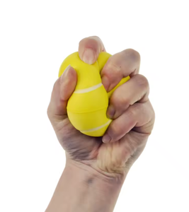 Ballon d'exercice EPP jaune style tennis 65 mm, outil d'entraînement de fitness portable - Product Image 6
