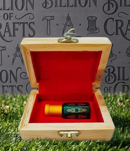 Vintage Brass Marine Telescope in <b>Wooden</b> <b>Box</b> Handmade Freestanding Antique Spyglass Collectible Gift Nautical Decor - Product Image 3