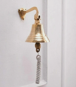 Handcrafted Brass Gold-Plated Polished Customized Shape Traditional Door <b>Chime</b> Wall Sculpture for Home Christmas Decor - Product Image 4