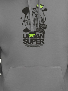 เสื้อฮู้ดดี้พิมพ์ลาย DTF สำหรับผู้ชาย ผ้าคอตตอนผสมขนแกะคุณภาพพรีเมียม สวมหัวแบบพูลโอเวอร์ รับผลิตแบบ OEM ODM พร้อมสกรีนโลโก้ตามสั่ง ขายส่งเสื้อผ้าสตรีทแวร์ H - Product Image 5