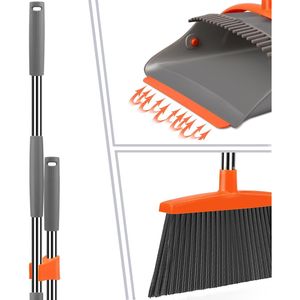 Scopa con Manico Lungo e Paletta Verticale per Uso Interno/Esterno in Casa e Ufficio - Product Image 3