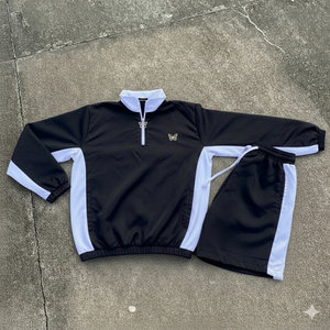 Conjunto de Pantalones Cortos y Chaqueta Cortavientos Ligera Reflectante para Hombre con Logotipo Personalizado 2026, Disponible al por Mayor - Product Image 1