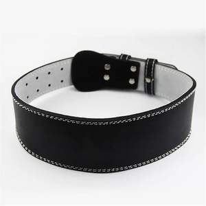 Genuine Leather 10mm Weightlifting <b>Belt</b> with Buckle Closure Non-Slip Heavy Duty Professional Gym Training Back & Waist Support - Product Image 6