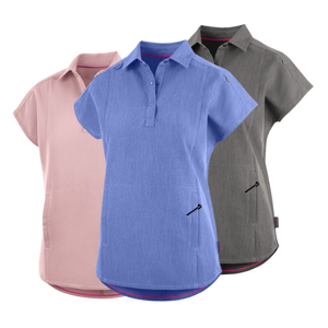 OFERTA ESPECIAL Top Scrubs Enfermería Estilo personalizado Cuello en V Uniforme médico de ALTA CALIDAD Ropa de hospital para mujeres Buen estiramiento y suave - Product Image 4