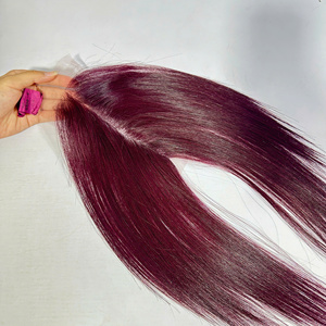 Cabello Ksix K26 al por mayor, de lujo, virgen, vietnamita, con cierre, cabello humano natural, resistente a la caída, 100g, doble trama a máquina, HD transparente - Product Image 3