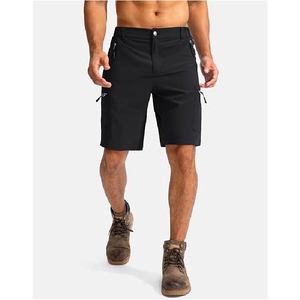 Shorts de randonnée à séchage rapide pour hommes, shorts de sport légers et imperméables pour activités de plein air avec poches zippées - Product Image 2