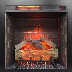 28-Inch Infrared <b>Electric</b> <b>Fireplace</b> <b>Insert</b> with Touch Panel Home Decor Heater with Cracking Sound Effect - Product Image 5