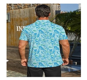 New available <b>top</b> qypolo shirt print color Fashionable Custom Design Plus Size Turn Down Casual Stylish Polo Shirts For Men - Product Image 2