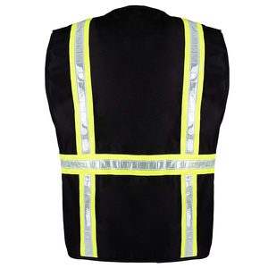 Chaleco de Seguridad de Alta Visibilidad con Múltiples Bolsillos, Ropa de Trabajo Reflectante Resistente para Construcción e Industria, Soporte OEM - Product Image 4