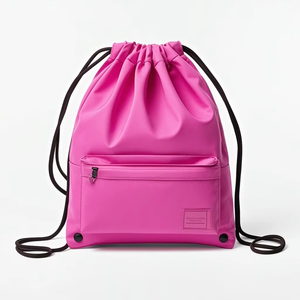 Bolsa de Gimnasio Impermeable de Poliéster con Cordón, Impresión de Logotipo Personalizado, Mochila Deportiva, Mochila de Fitness para Yoga y Viajes - Product Image 4