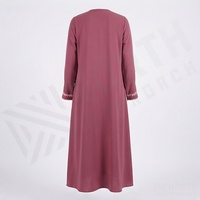 Ensemble Abaya numérique deux pièces en soie, coton, lin et Nida pour enfants et bébés, style jilbab traditionnel modeste, vente en gros