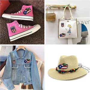 2 Piezas de Parches Bordados con la Bandera de Puerto Rico y el Coquí, para Coser o Planchar, Decorativos - Product Image 6