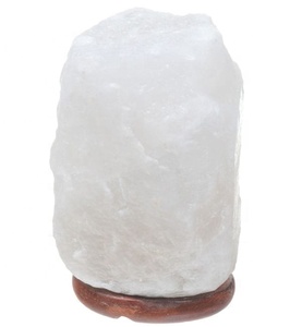 Lámpara de Sal Blanca del Himalaya, Ecológica, Hecha a Mano, Mejora el Estado de Ánimo, Reduce el Estrés, Aumenta la Energía, Trata el Trastorno Afectivo Estacional - Product Image 3