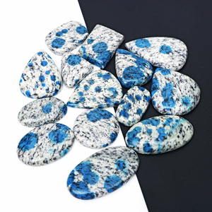 Natural K2 Jasper Crystal Cabochon Loose Gemstones All Sizes Flat Back Wholesale Natural K2 - Product Image 1