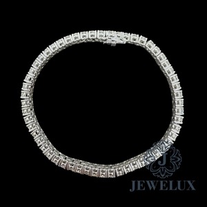 Whole Sale Supply Elegant Moissanite Tennis <b>Bracelet</b> <b>Adjustable</b> 925 Sterling Silver <b>Bracelet</b> for Daily Wear for at Best Price - Product Image 4