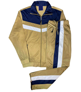 Breathable Material Long Sleeve Men Tracksuit Hot Sale Latest Casual Fashion Men Zipper Tracksuits Color Winter Season Tracksuit - Product Image 4
