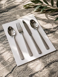 Ensemble de couverts en acier inoxydable poli miroir, couteau, fourchette, cuillère pour mariage, restaurant, fête - Product Image 5