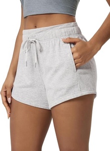 Stylish Breathable Lightweight Eco-Friendly Waterproof Floral Bow Polyester/Cotton Women's <b>Shorts</b> Customized Logo Elastic - Product Image 4