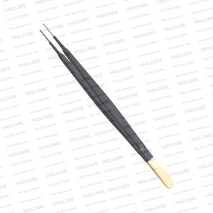 Pinzas Aisladas Gerald Onyx de 7″ (17.5 cm) 7000 con Mandíbula 1x2 Dientes – Pinzas de Coagulación Monopolar de Carburo de Tungsteno de Vaslcare - Product Image 2