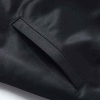Veste en satin élégante pour homme, légère, à boutons, dernière tendance, avec doublure en coton.