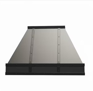 Hotte murale blanche très demandée avec finition dorée, pour cuisine, ventilation domestique, design artisanal - Product Image 2