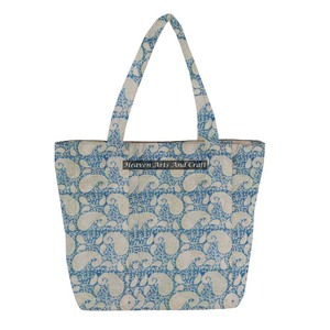 Handmade Cotton Canvas Floral Block Print Quilted <b>Tote</b> <b>Bag</b> <b>For</b> Women Eco-Friendly Custom Logo Winter <b>Summer</b> Floral Style Perfect - Product Image 1