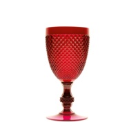 Ensemble de 60-80 gobelets ronds modernes Excelsa, fabriqués à la machine, en plastique rouge diamant, 39 cl, vaisselle de fête