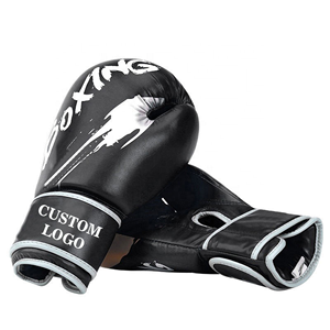 Custom Logo Leather Boxing Gloves Wholesale Durable Non-Slip Training Gloves for Adults Martial Arts Gym - Product Image 2