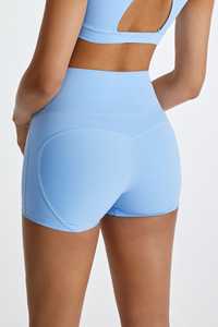 Shorts de Yoga sin Costuras de Cintura Alta para Mujer, al por Mayor, Personalizados, sin Efecto Scrunch, para Ciclismo, Gimnasio, Fitness, Transpirables - Product Image 6