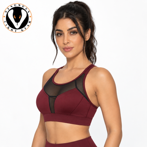Soutien-gorge de sport premium à dos nageur, anti-humidité, confort optimal, maintien élevé, construction flexible, idéal pour la gym et les séances d'entraînement - Product Image 2