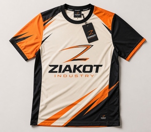เสื้อยืด ZIAKOT รุ่นใหม่ ลายกราฟฟิตีสีขาว-ม่วง แบบ 3 มิติ สำหรับผู้ชาย ออกแบบเองได้ - Product Image 5