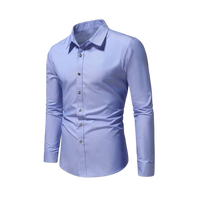 Kemeja Pria Hitam Slim Fit Lengan Panjang Kancing Formal Bisnis Kasual Kantor Pesta Pernikahan Premium Elegan 100% Nyaman