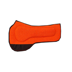 Tapis de selle western orange 100 % laine avec doublure polaire pour l'équitation – Vente en gros pour fournisseurs d'équipements équestres – Personnalisable – Meilleures ventes - Product Image 1