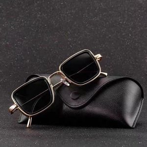 2025 Unisex <b>Shades</b> Sunglasses Design Retro Steampunk UV Resistant Sunglasses with Metal Frame Sunshade Sunglasses - Product Image 4